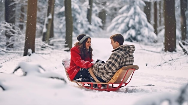 Riding the Winter Waves: The Intimate Sleigh Position