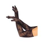 Leg Avenue Opera Floral Gloves Black Leg Avenue Opera Floral Gloves Black