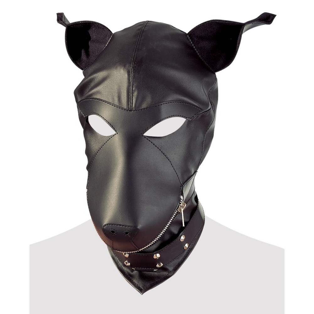Imitation Leather Dog Mask Imitation Leather Dog Mask