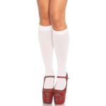 Leg Avenue Nylon Knee Highs White UK 6 to 12 Leg Avenue Nylon Knee Highs White UK 6 to 12