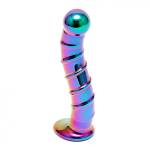 Sensual Multi Coloured Glass Nikita Dildo Sensual Multi Coloured Glass Nikita Dildo