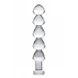 Master Series Drops Anal Links Glass Dildo