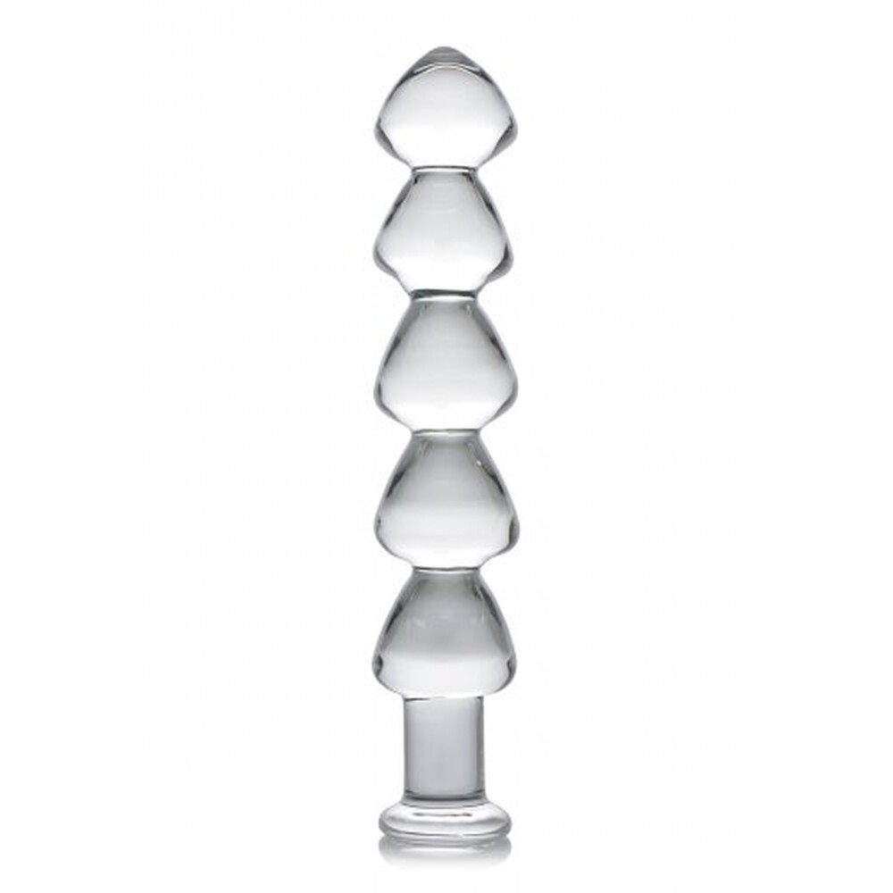 Master Series Drops Anal Links Glass Dildo Master Series Drops Anal Links Glass Dildo