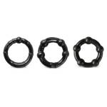 Stay Hard Beaded Cock Rings