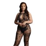 Le Desir Criss Cross Neck Bodystocking UK 14 to 20 Le Desir Criss Cross Neck Bodystocking UK 14 to 20