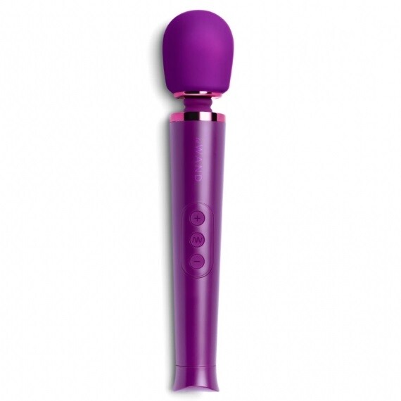 Le Wand Petite Rechargeable Vibrating Massager Dark Cherry Le Wand Petite Rechargeable Vibrating Massager Dark Cherry