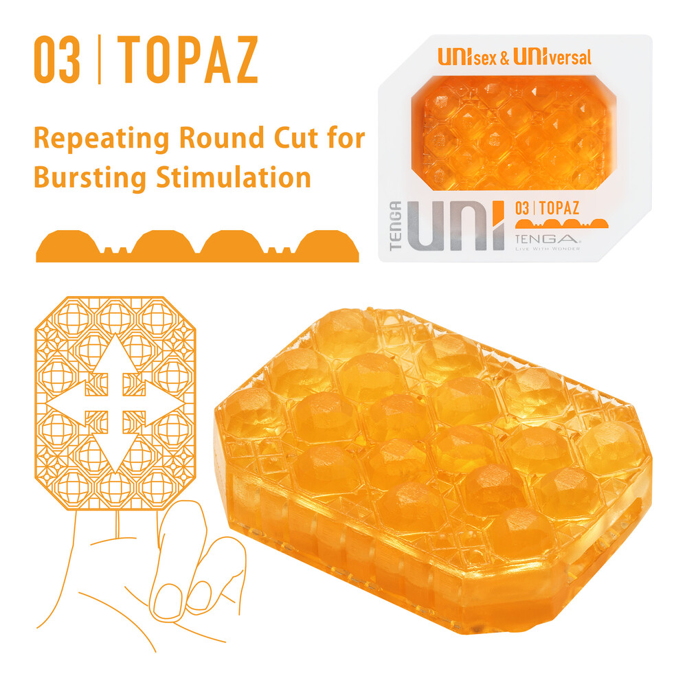 Tenga UNI Topaz Sleeve Masturbator Tenga UNI Topaz Sleeve Masturbator